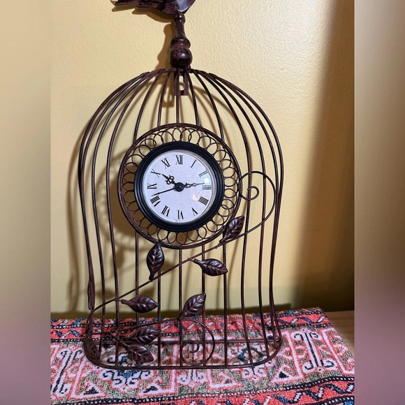 Bird cage clock - Picture 3 of 4